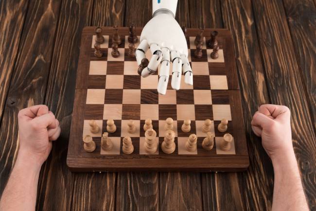 Inteligência Artificial Ensino Chess Board, Presente das crianças