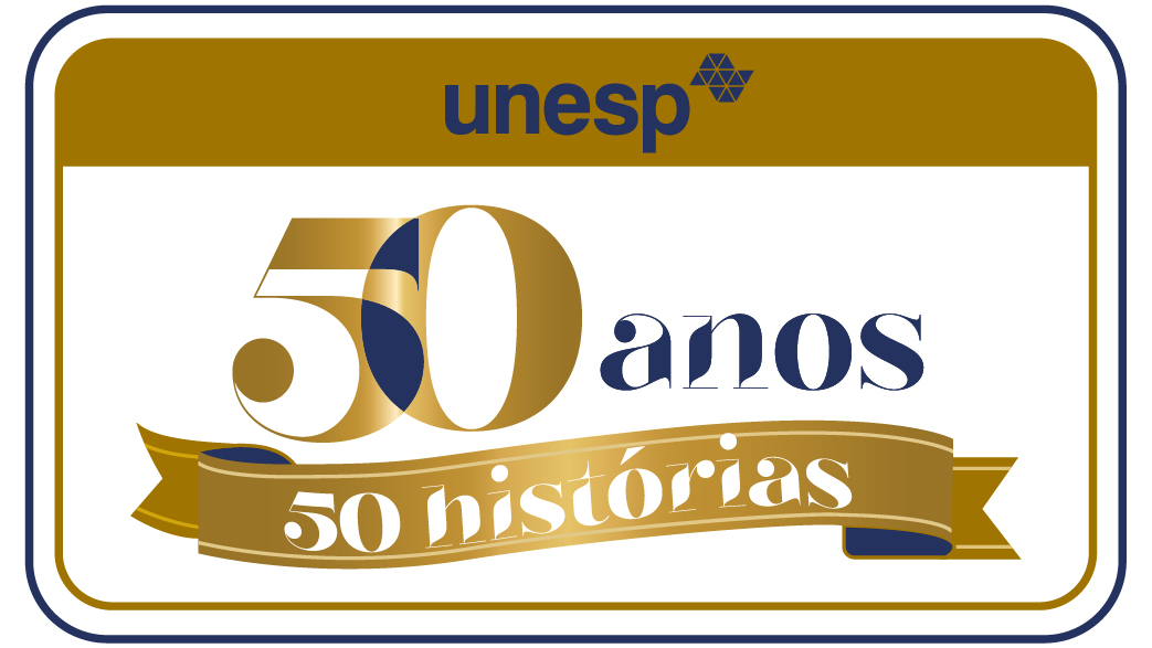 Imagem da última publicação na série Unesp: 50 anos, 50 histórias